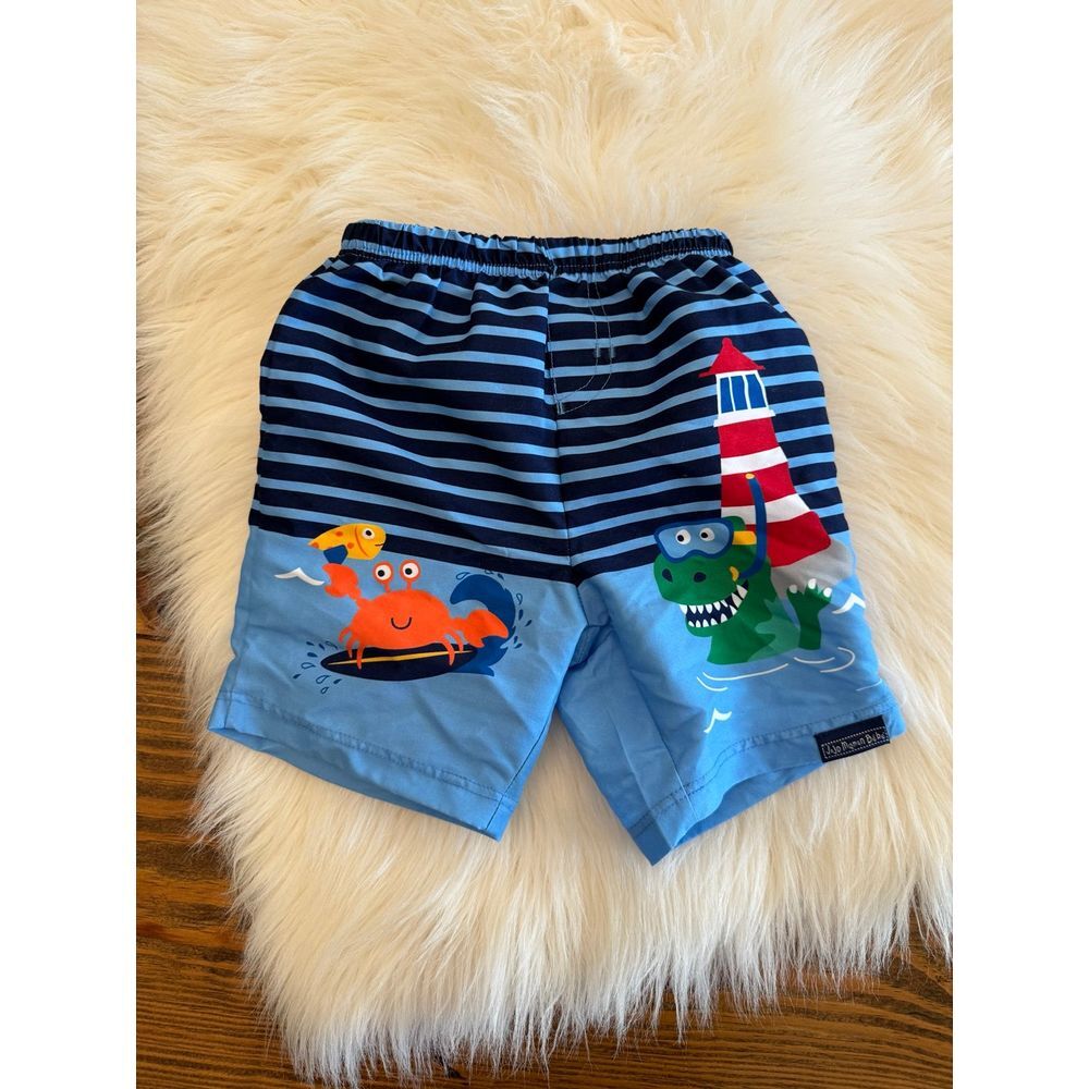 jojo maman Bebe size‎ 6/12 swim shorts
